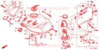SERBATOIO COMBUSTIBILE  per Honda CBR 150 R 2015