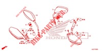 SPECCHIO   PARAMANO per Honda CRF 250 L 2020