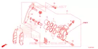 CALIBRO FRENO ANTERIORE  (ABS) per Honda PCX 160 ABS 2022