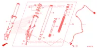 FORCELLA ANTERIORE  per Honda PCX 160 ABS 2022