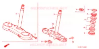 GAMBA STERZO  (CR125RL/RM/RN/RP/RR) per Honda CR 125 R 1991