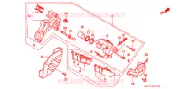CALIBRO FRENO POSTERIORE per Honda CR 125 R 1993
