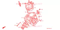 CILINDRO/TESTATA per Honda CR 125 R 1993