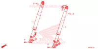 FORCELLA ANTERIORE  (CBR1000SP) per Honda CBR 1000 RR SP BREMBO 30TH 2022