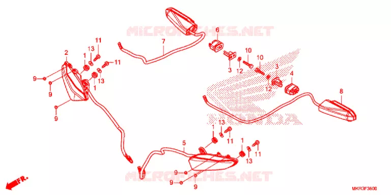 FRECCIA Honda MOTO 1000 CBR 2022  CBR1000SPN
