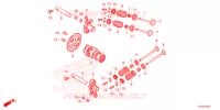 ALBERO A CAMME/VALVOLA per Honda FORZA 125 TOP BOX 2022