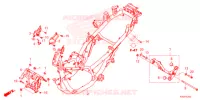 CORPO TELAIO per Honda FORZA 125 TOP BOX 2022