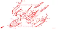 GRADINO PAVIMENTO/COPERTURA SOTTO per Honda FORZA 125 TOP BOX 2022