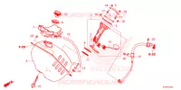 SERBATOIO COMBUSTIBILE per Honda FORZA 125 TOP BOX 2022