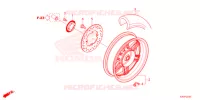 RUOTA POSTERIORE per Honda FORZA 125 2022