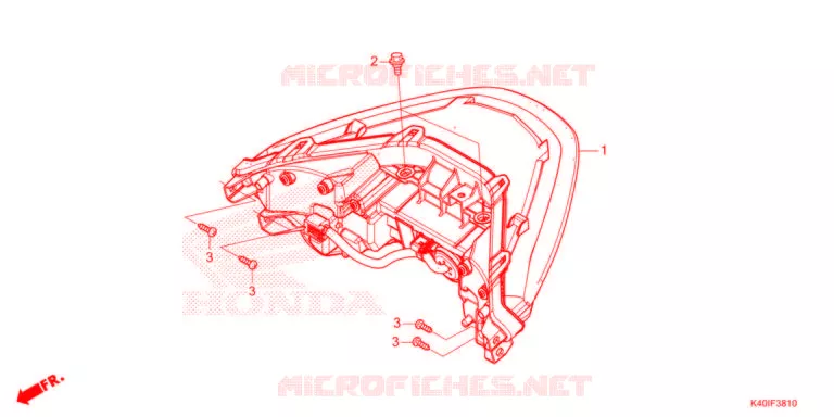 LUCE COMBINAZIONE POST. Honda SCOOTER 125 FORZA 2022  NSS125ADN