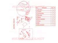 BAULETTO *NH312M* per Honda FORZA 125 2022