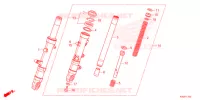 FORCELLA ANTERIORE per Honda FORZA 125 2022