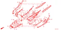 GRADINO PAVIMENTO/COPERTURA SOTTO per Honda FORZA 125 2022