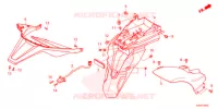 PARAFANGO POSTERIORE / FANALE ILLUMINAZIONE TARGA  per Honda FORZA 125 2022