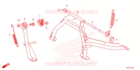 PIEDE D'APPOGGIO per Honda FORZA 125 2022