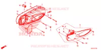 COPERTURA LATO SINISTRO per Honda SH 125 TOP BOX 2022
