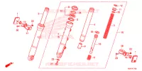 FORCELLA ANTERIORE per Honda SH 125 TOP BOX 2022