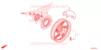 RUOTA POSTERIORE per Honda SH 125 TOP BOX 2022