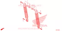CUSCINO POSTERIORE per Honda SH 125 ABS 4ED 2022