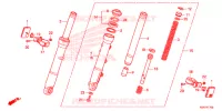 FORCELLA ANTERIORE per Honda SH 125 ABS 4ED 2022