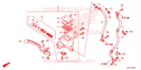 FRENO MAESTRO ANTERIORE CILINDRO per Honda SH 125 ABS 4ED 2022