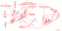 MARCHIO/STRISCIA per Honda SH 125 ABS 4ED 2022