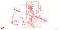 POMPA FRENO POSTERIORE per Honda SH 125 ABS 4ED 2022