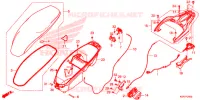 SEDILE/SCATOLA BAGAGLI per Honda SH 125 ABS 4ED 2022
