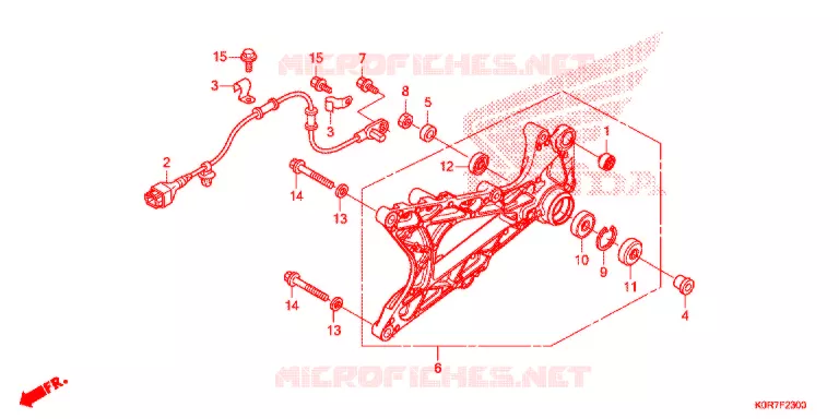 BRACCIO OSCILLANTE Honda SCOOTER 125 SH 2022  SH125AD2N