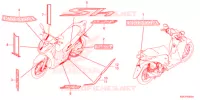 MARCHIO/STRISCIA per Honda SH 125 ABS 2ED 2022