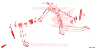 PIEDE D'APPOGGIO per Honda SH 125 ABS 2ED 2022