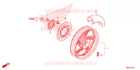 RUOTA POSTERIORE per Honda SH 125 ABS 2ED 2022