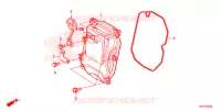 COPERTURA TESTA CILINDRO per Honda SH 125 ABS 3ED 2022