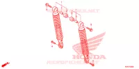 CUSCINO POSTERIORE per Honda SH 125 ABS 3ED 2022
