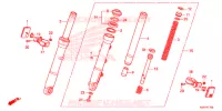 FORCELLA ANTERIORE per Honda SH 125 ABS 3ED 2022