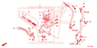 FRENO MAESTRO ANTERIORE CILINDRO per Honda SH 125 ABS 3ED 2022