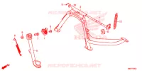 PIEDE D'APPOGGIO per Honda SH 125 ABS 3ED 2022