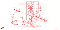 POMPA FRENO POSTERIORE per Honda SH 125 ABS 3ED 2022