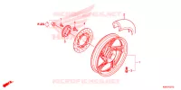 RUOTA POSTERIORE per Honda SH 125 ABS 3ED 2022