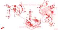 SERBATOIO COMBUSTIBILE per Honda SH 125 ABS 4ED 2022