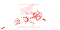 ALBERO A GOMITI/PISTONE per Honda SH 125 ABS 5ED 2022