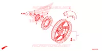 RUOTA POSTERIORE per Honda SH 150 ABS 2022