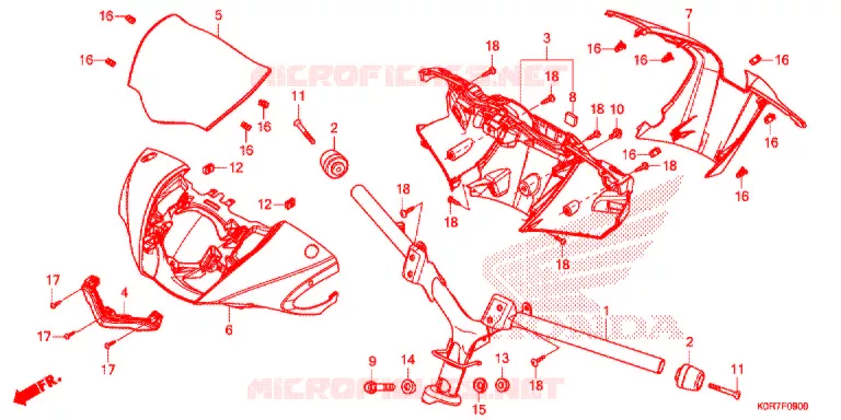 MANIGLIA STERZO/COPERTURA MANIGLIA Honda SCOOTER 150 SH 2022  SH150AD2N