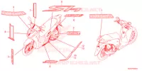 MARCHIO/STRISCIA per Honda SH 150 ABS 4ED 2022