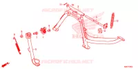 PIEDE D'APPOGGIO per Honda SH 150 ABS 4ED 2022