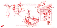 SERBATOIO COMBUSTIBILE per Honda SH 150 ABS 4ED 2022