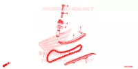 CATENA CAMMA/TENSIONE per Honda SH 150 ABS 5ED 2022