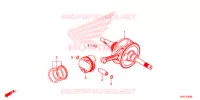 ALBERO A GOMITI/PISTONE per Honda SH 150 ABS 4ED 2022