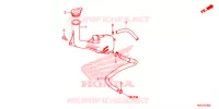 SERBATOIO DI RISERVA per Honda SH 150 ABS 5ED 2022